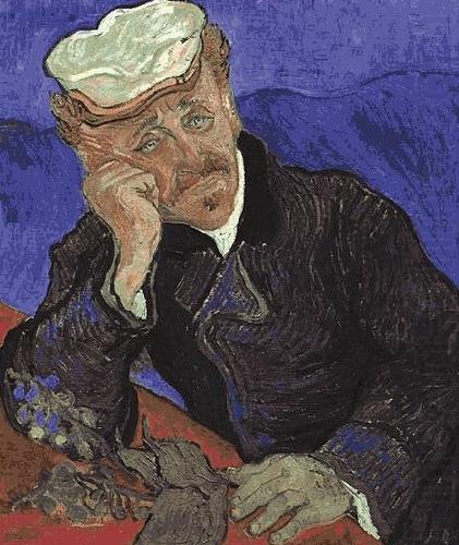 Portrait of Dr. Gachet, Vincent Van Gogh